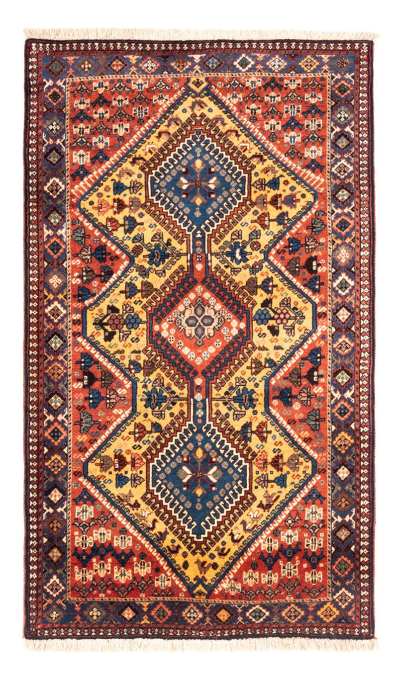 Tapis persan - Nomadic - 148 x 85 cm - jaune