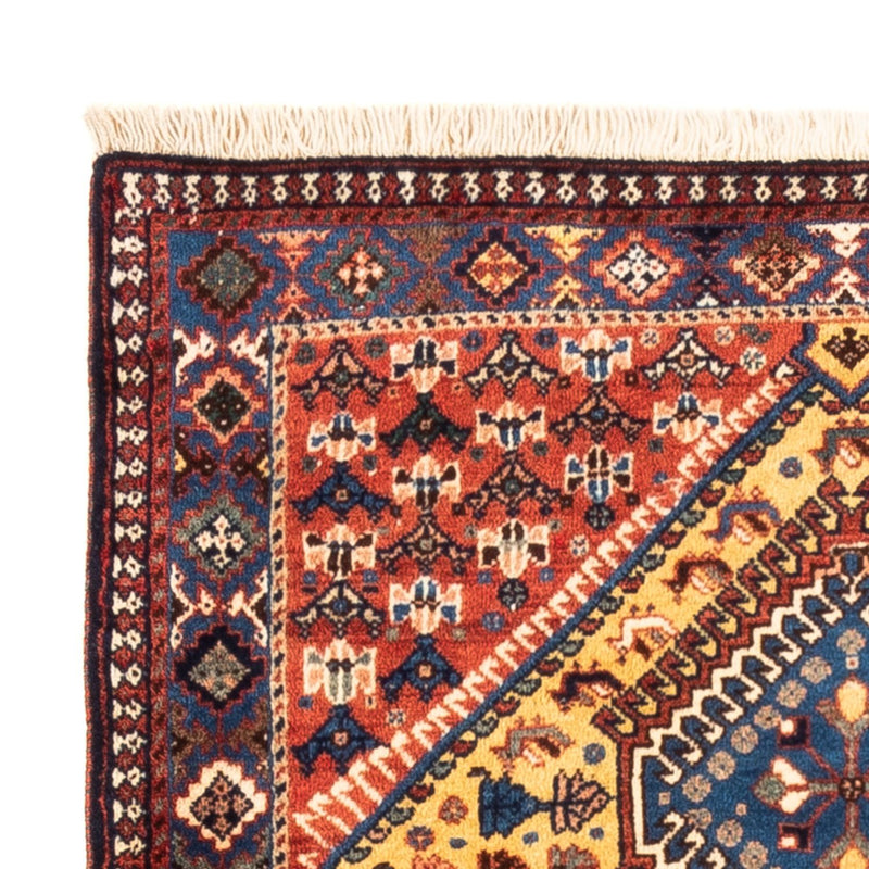 Tapis persan - Nomadic - 148 x 85 cm - jaune