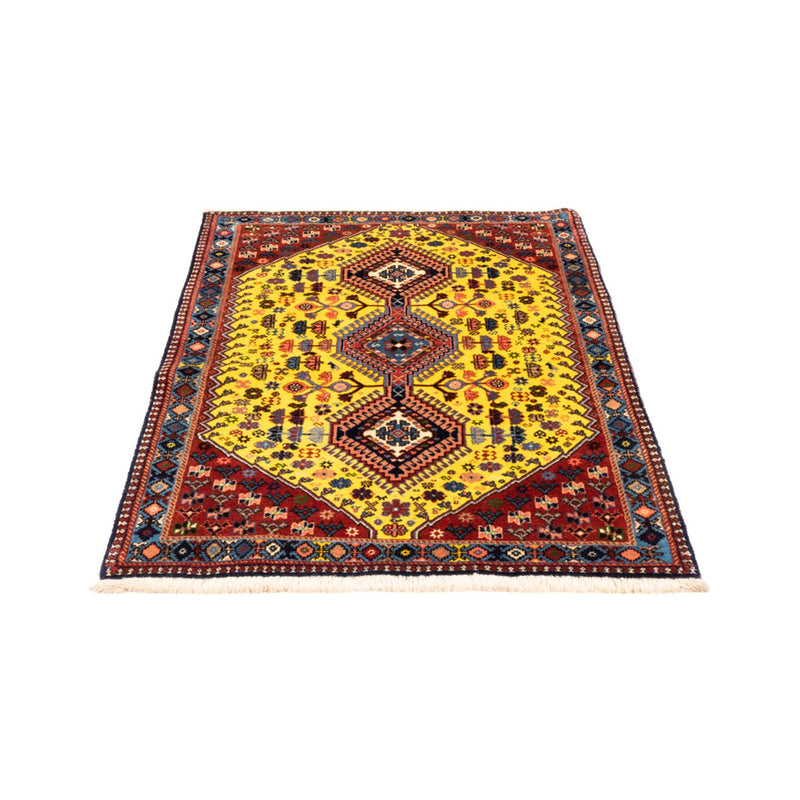 Tapis persan - Nomadic - 128 x 82 cm - jaune