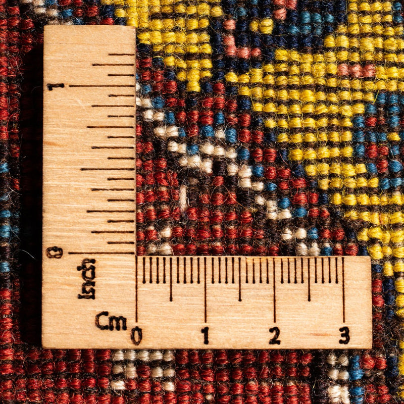Tapis persan - Nomadic - 128 x 82 cm - jaune