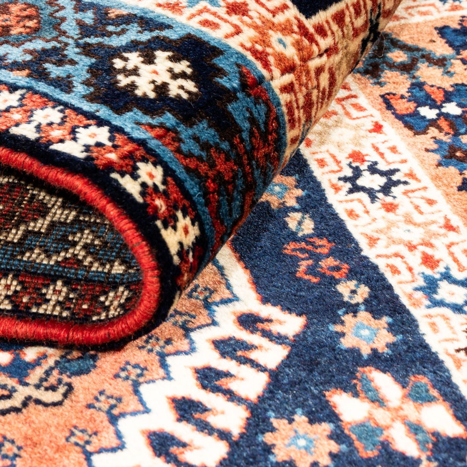 Tapis persan - Nomadic - 128 x 80 cm - multicolore