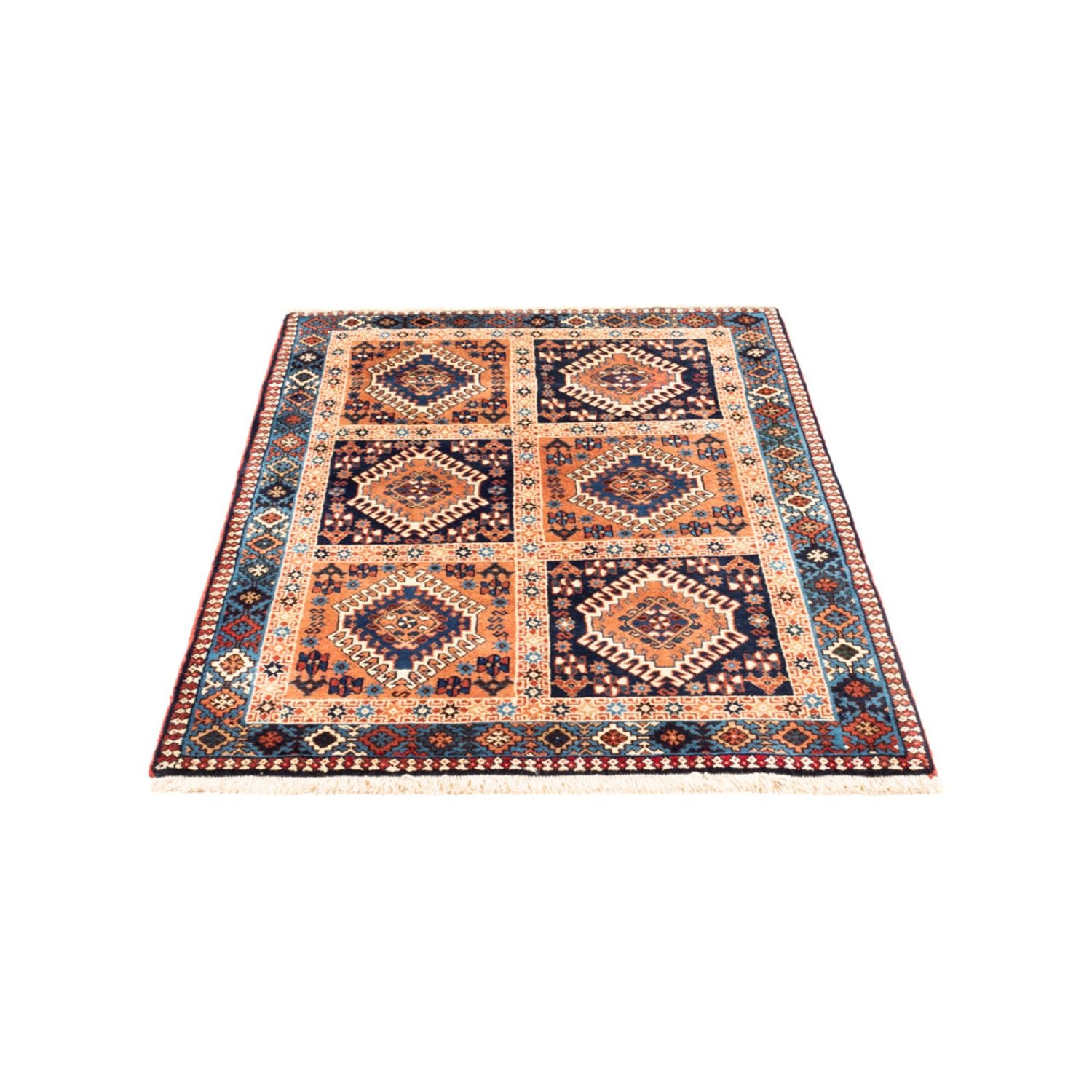 Tapis persan - Nomadic - 128 x 80 cm - multicolore