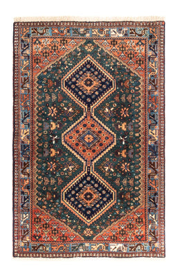 Tapis persan - Nomadic - 127 x 85 cm - bleu foncé