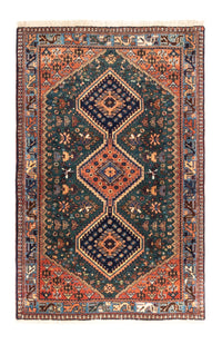 Tapis persan - Nomadic - 127 x 85 cm - bleu foncé