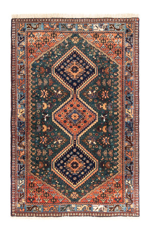 Tapis persan - Nomadic - 127 x 85 cm - bleu foncé