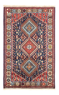 Tapis persan - Nomadic - 124 x 78 cm - bleu foncé