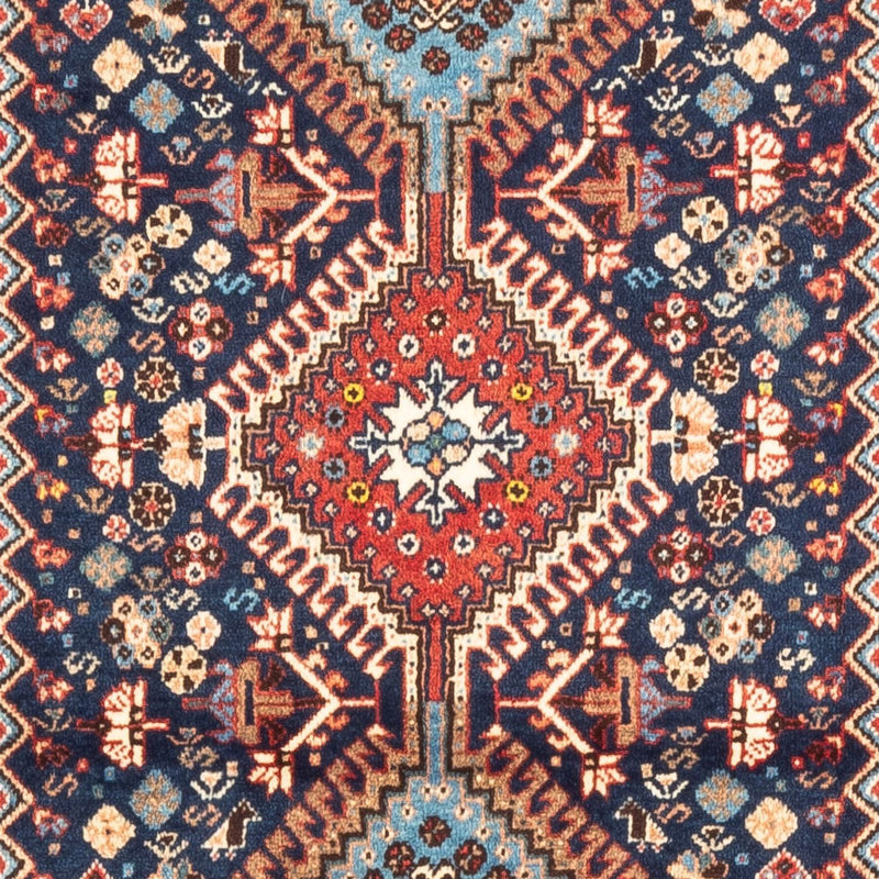 Tapis persan - Nomadic - 124 x 78 cm - bleu foncé