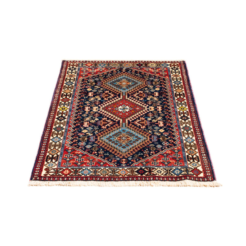 Tapis persan - Nomadic - 124 x 78 cm - bleu foncé