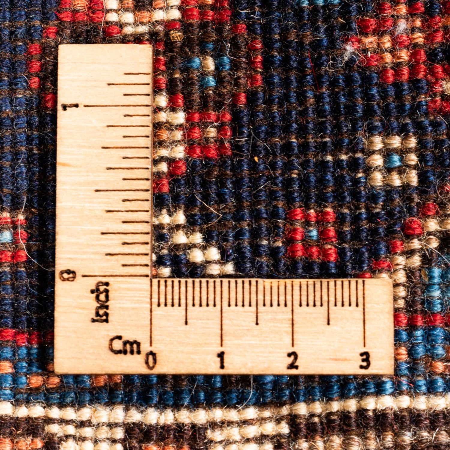 Tapis persan - Nomadic - 124 x 78 cm - bleu foncé