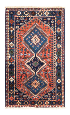 Tapis persan - Nomadic - 135 x 85 cm - rouge