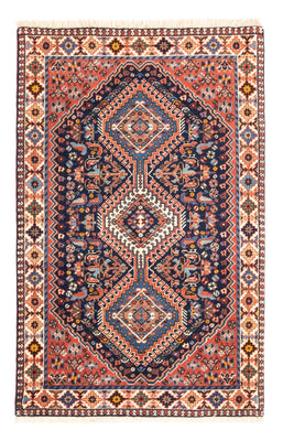 Tapis persan - Nomadic - 125 x 80 cm - bleu foncé