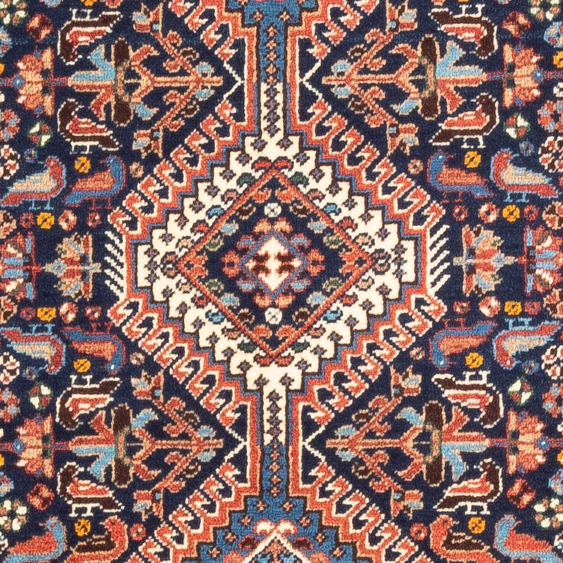 Tapis persan - Nomadic - 125 x 80 cm - bleu foncé