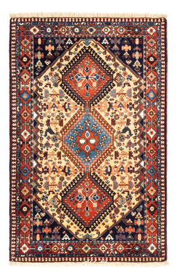 Tapis persan - Nomadic - 130 x 84 cm - crème