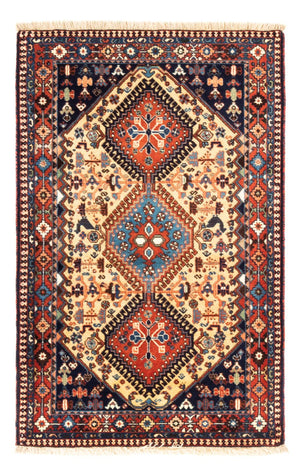 Tapis persan - Nomadic - 130 x 84 cm - crème