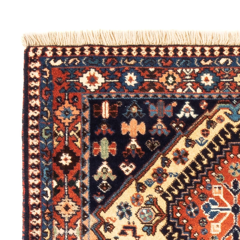 Tapis persan - Nomadic - 130 x 84 cm - crème