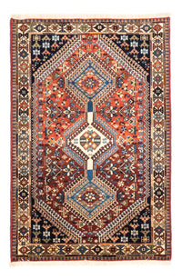 Tapis persan - Nomadic - 130 x 85 cm - rouge
