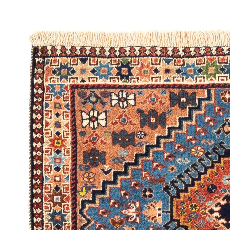 Tapis persan - Nomadic - 122 x 83 cm - bleu