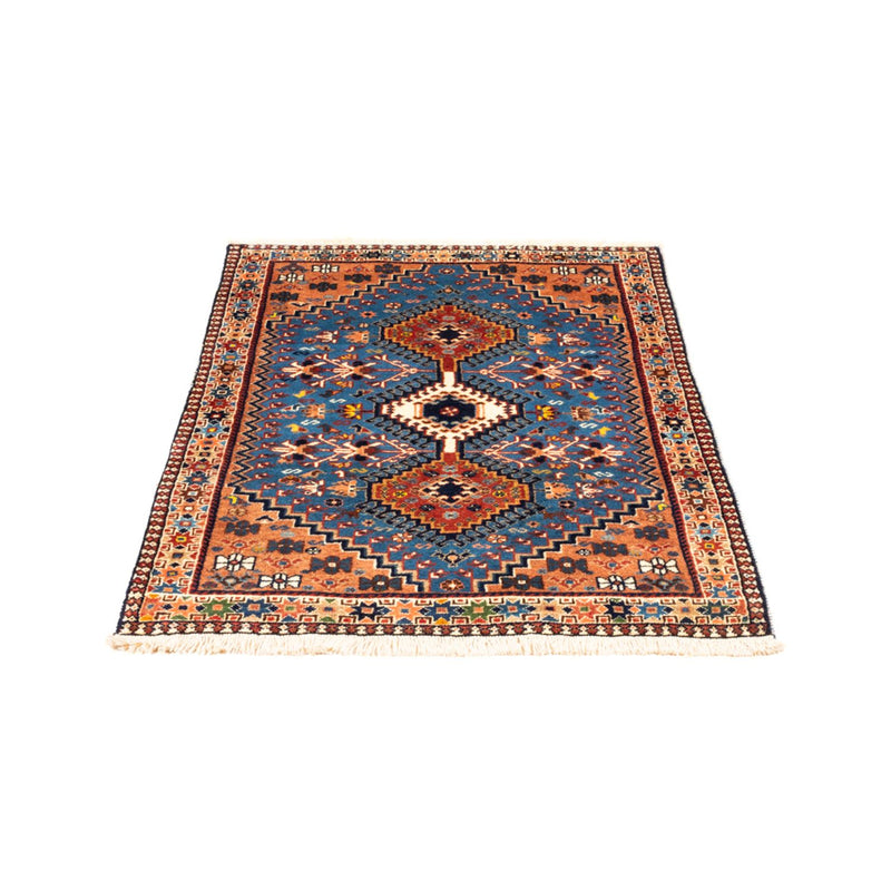 Tapis persan - Nomadic - 122 x 83 cm - bleu