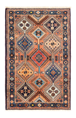 Tapis persan - Nomadic - 130 x 85 cm - rouge