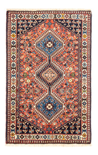 Tapis persan - Nomadic - 123 x 80 cm - rouge