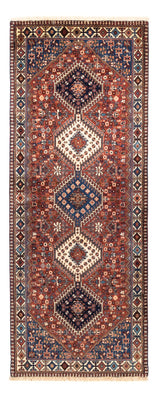 Tapis de couloir Tapis persan - Nomadic - 203 x 83 cm - rouge