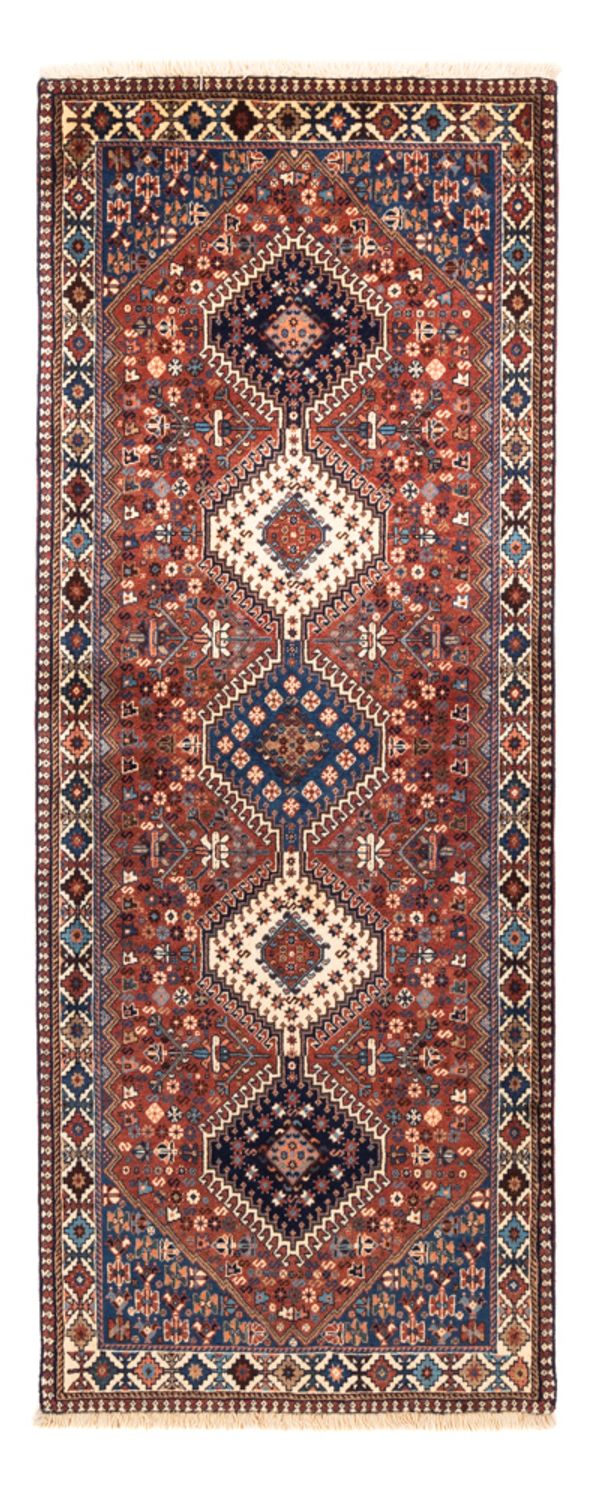 Tapis de couloir Tapis persan - Nomadic - 203 x 83 cm - rouge