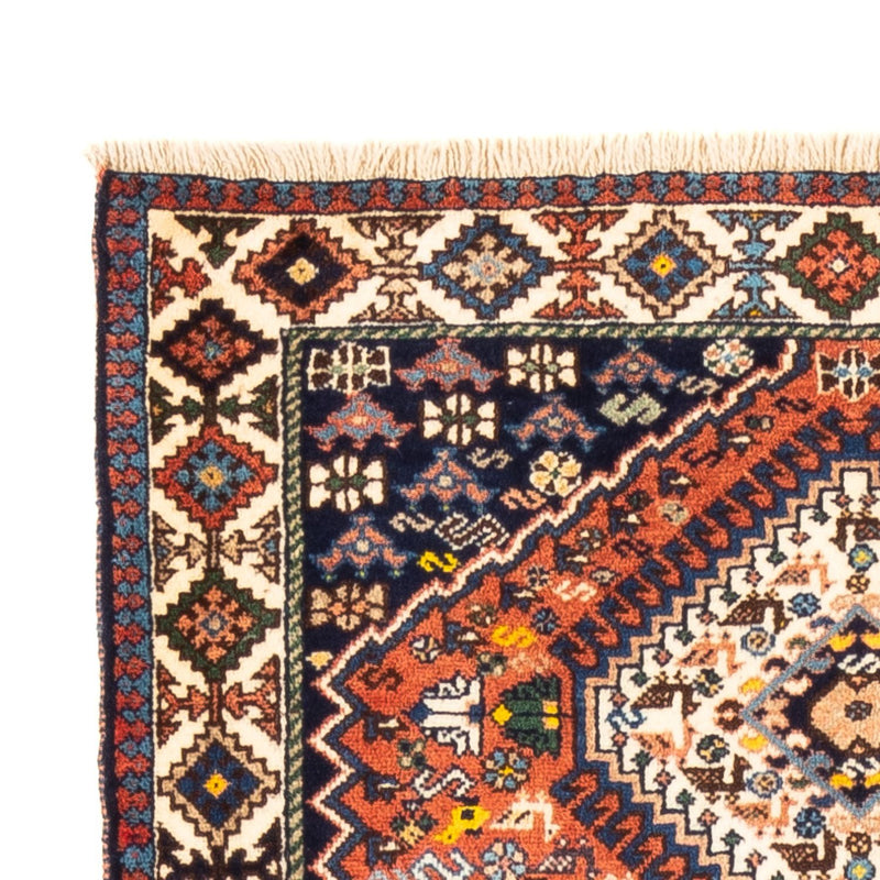 Tapis de couloir Tapis persan - Nomadic - 202 x 82 cm - rouge