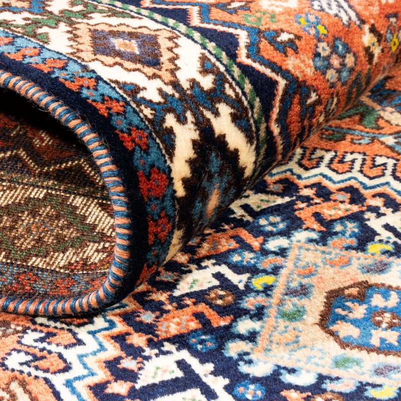 Tapis de couloir Tapis persan - Nomadic - 202 x 82 cm - rouge