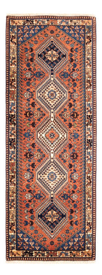 Tapis de couloir Tapis persan - Nomadic - 200 x 80 cm - rouge