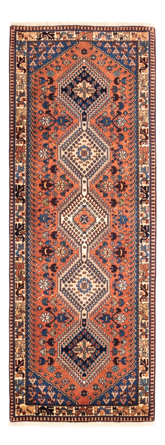 Tapis de couloir Tapis persan - Nomadic - 200 x 80 cm - rouge