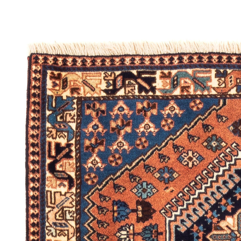 Tapis de couloir Tapis persan - Nomadic - 200 x 80 cm - rouge