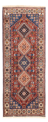 Tapis de couloir Tapis persan - Nomadic - 195 x 80 cm - rouge