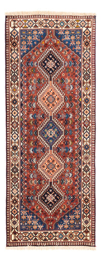Tapis de couloir Tapis persan - Nomadic - 195 x 80 cm - rouge