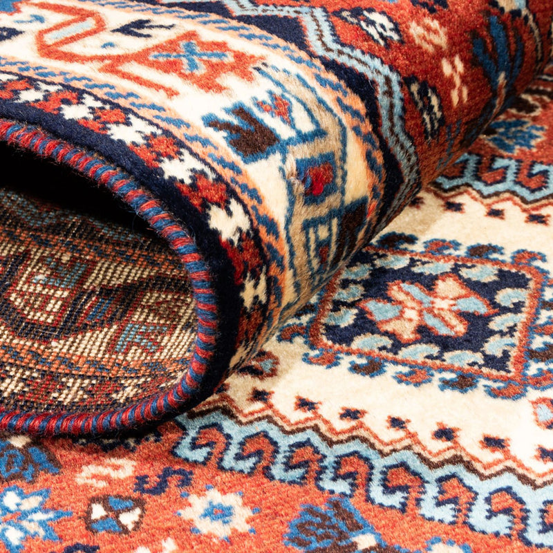 Tapis de couloir Tapis persan - Nomadic - 200 x 80 cm - rouge