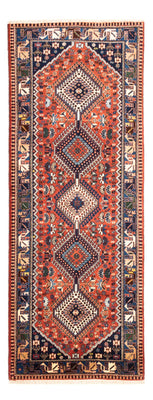 Tapis de couloir Tapis persan - Nomadic - 210 x 80 cm - rouge