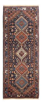 Tapis de couloir Tapis persan - Nomadic - 202 x 84 cm - bleu foncé