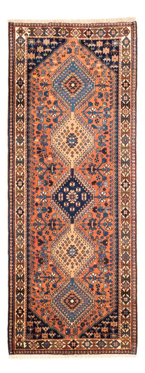 Tapis de couloir Tapis persan - Nomadic - 193 x 85 cm - rouge