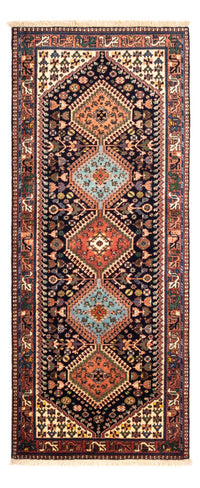 Tapis de couloir Tapis persan - Nomadic - 200 x 83 cm - bleu foncé