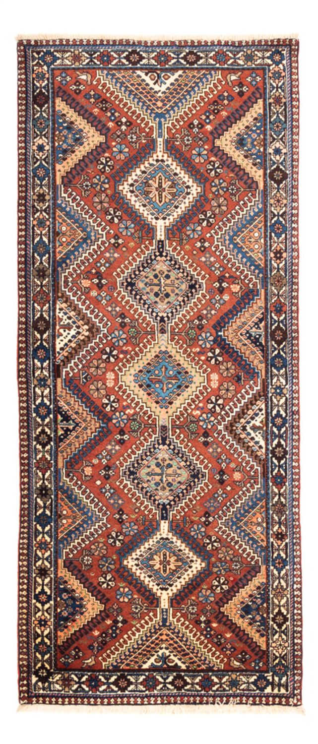 Tapis de couloir Tapis persan - Nomadic - 194 x 80 cm - rouge