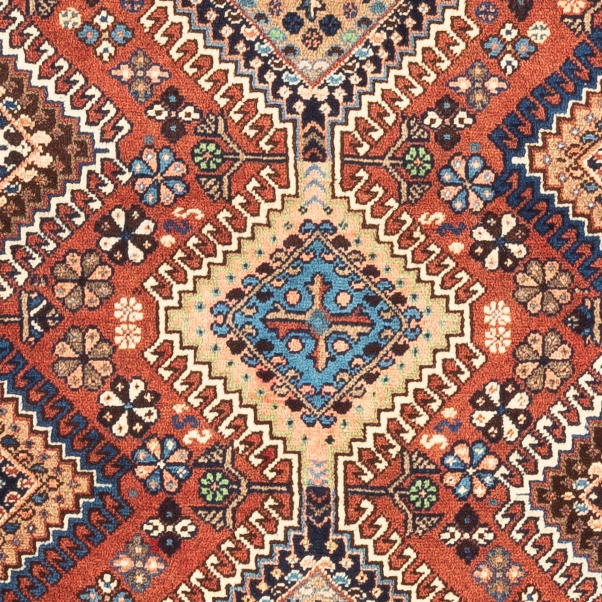 Tapis de couloir Tapis persan - Nomadic - 194 x 80 cm - rouge