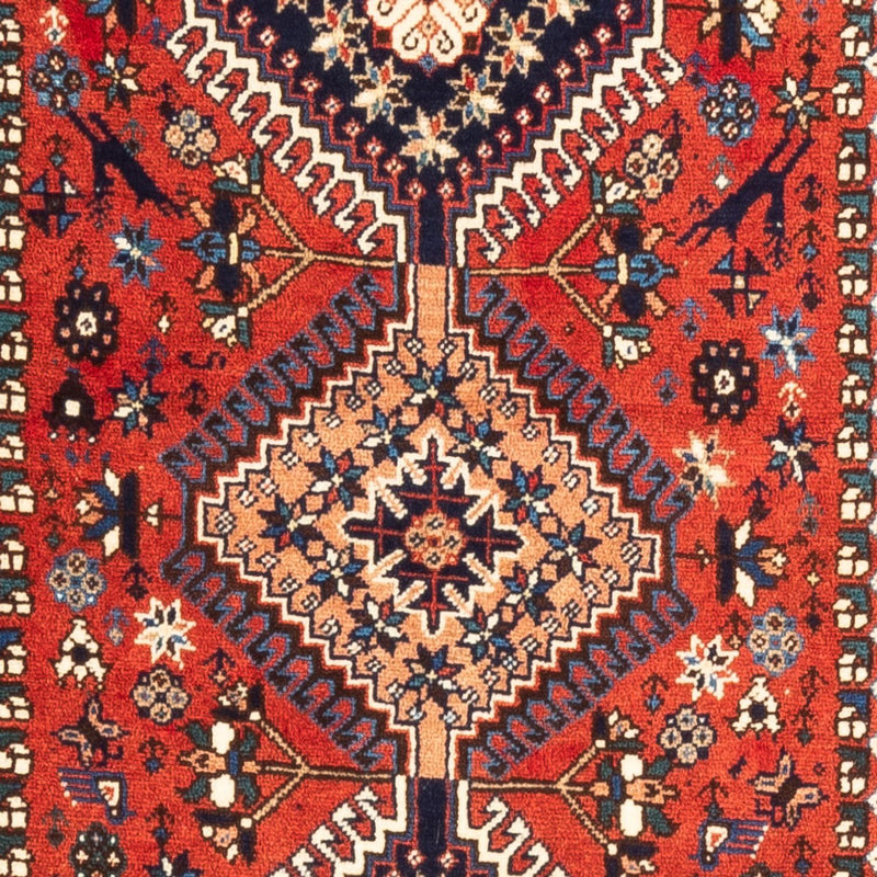 Tapis de couloir Tapis persan - Nomadic - 195 x 80 cm - rouge