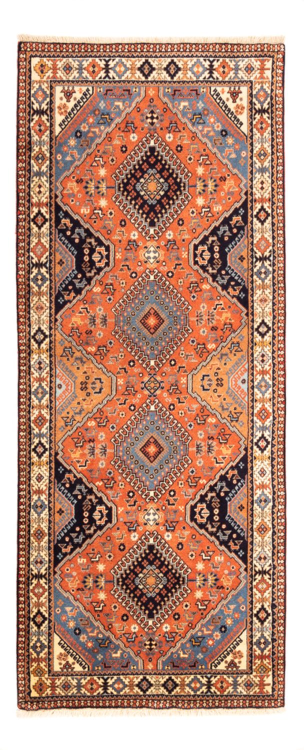 Tapis de couloir Tapis persan - Nomadic - 192 x 80 cm - rouge