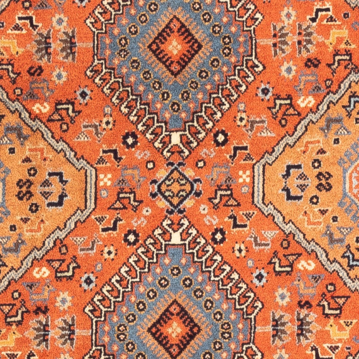 Tapis de couloir Tapis persan - Nomadic - 192 x 80 cm - rouge