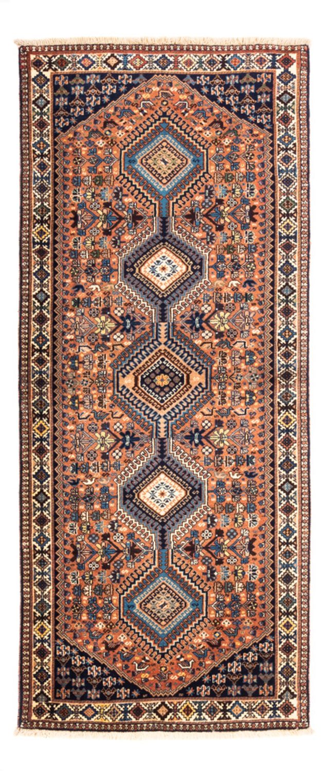 Tapis de couloir Tapis persan - Nomadic - 193 x 85 cm - rouge