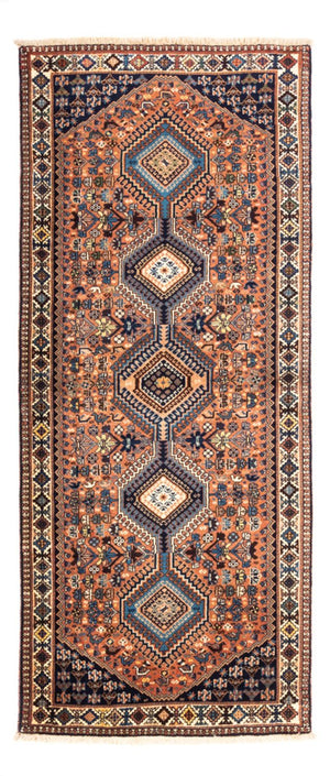 Tapis de couloir Tapis persan - Nomadic - 193 x 85 cm - rouge