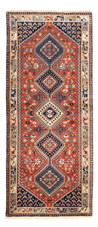 Tapis de couloir Tapis persan - Nomadic - 198 x 86 cm - rouge