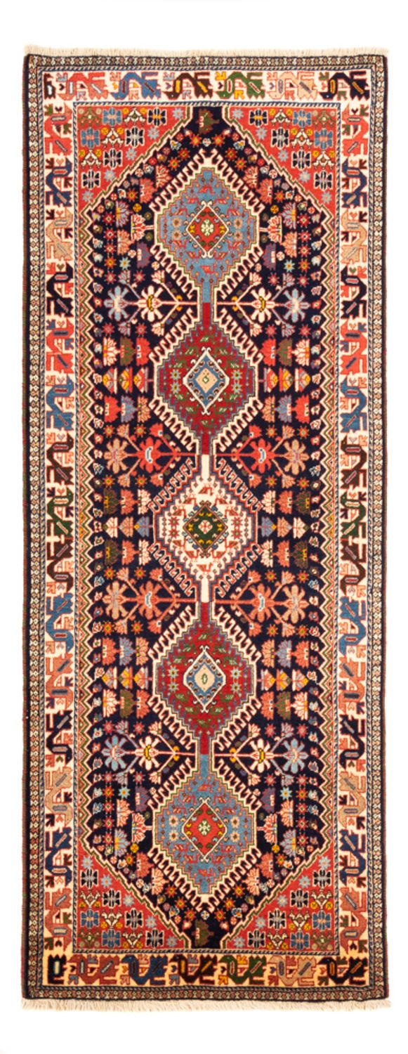 Tapis de couloir Tapis persan - Nomadic - 207 x 80 cm - bleu foncé