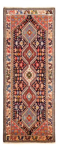 Tapis de couloir Tapis persan - Nomadic - 207 x 80 cm - bleu foncé