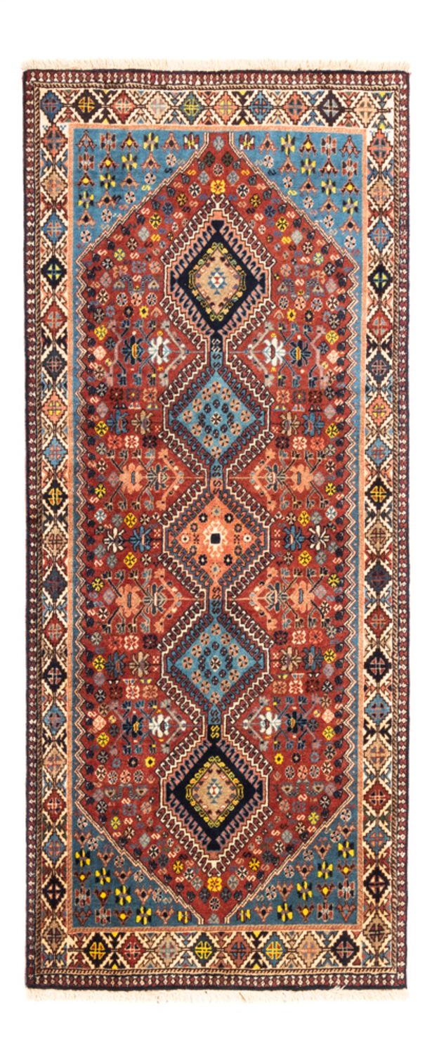 Tapis de couloir Tapis persan - Nomadic - 192 x 80 cm - rouge