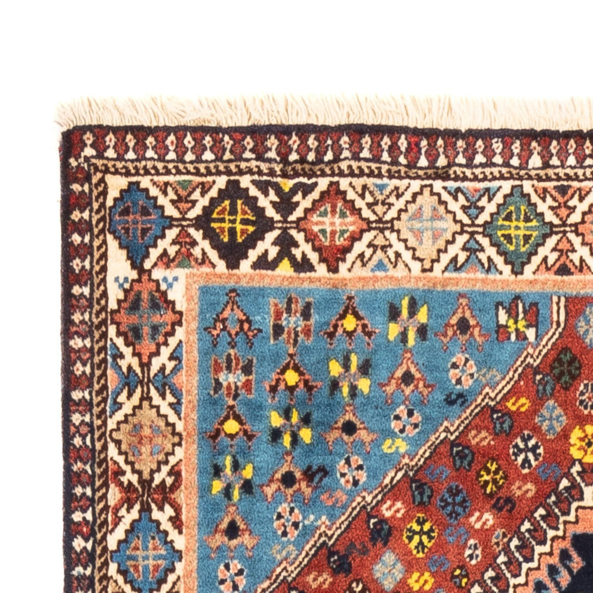 Tapis de couloir Tapis persan - Nomadic - 192 x 80 cm - rouge